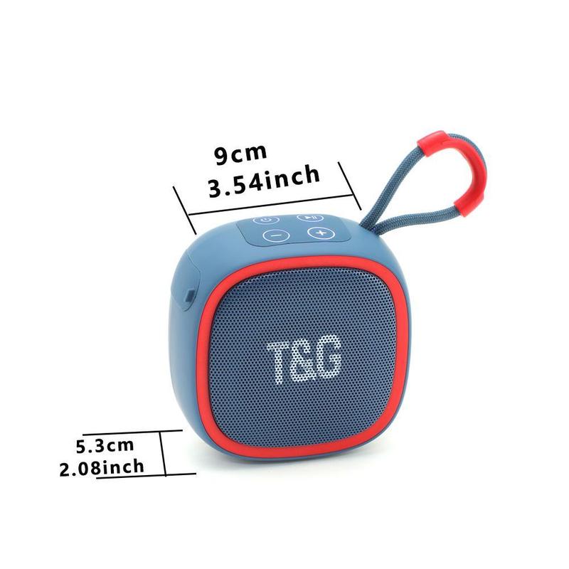 T&G TG659 Mini Wireless Portable Speaker, USB Rechargeable 500mAh BT Speaker, Support TF Card Radio FM Mini Speaker for Home Travel - 1